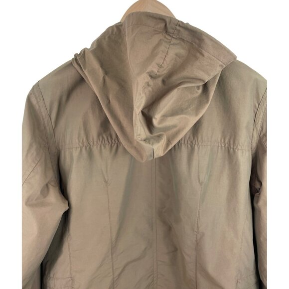 Cherokee Womens Size Large Lined Iridescent Brown/Green Full Zip Hooded Jacket - Picture 6 of 11